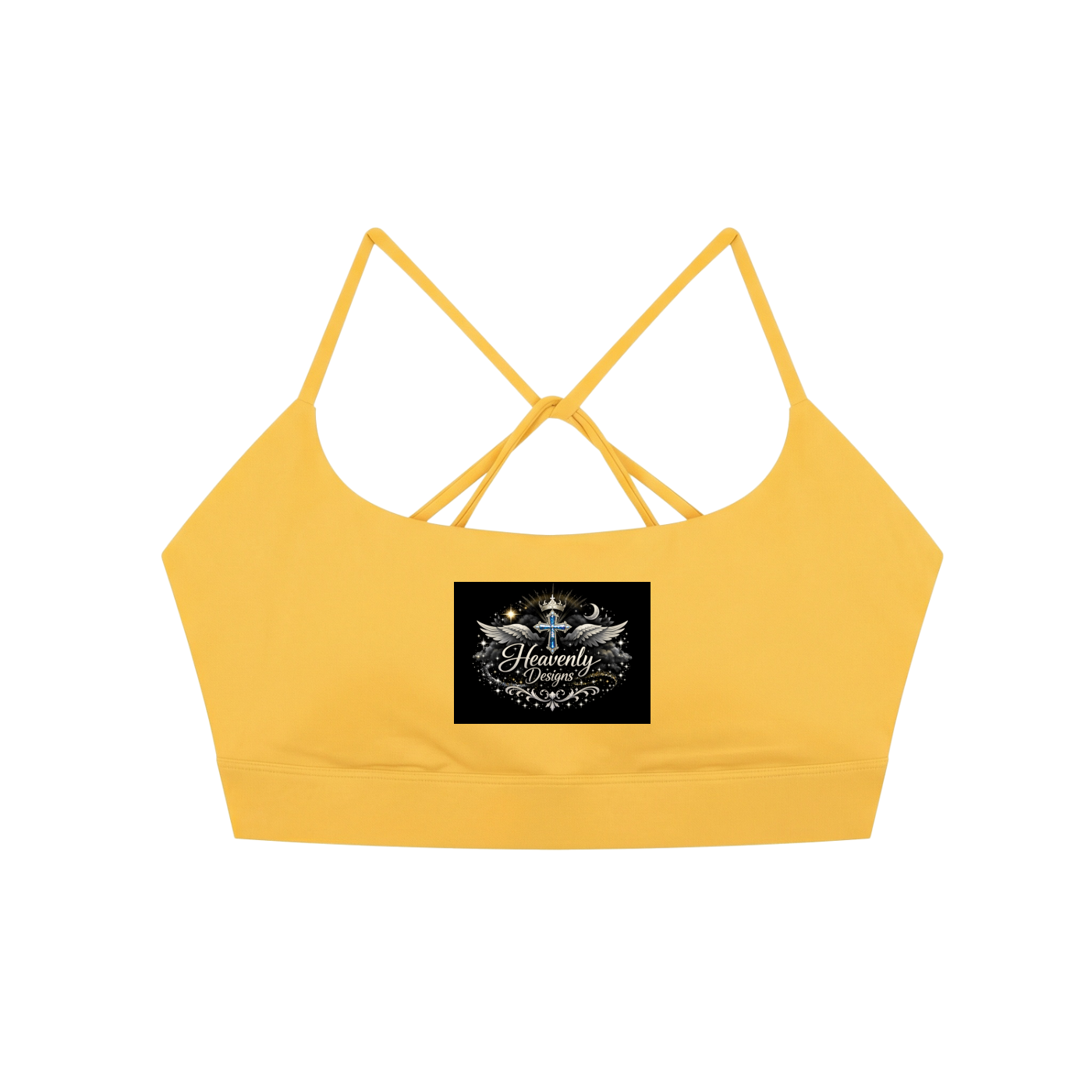Strappy Criss Cross Yoga Sports Bra
