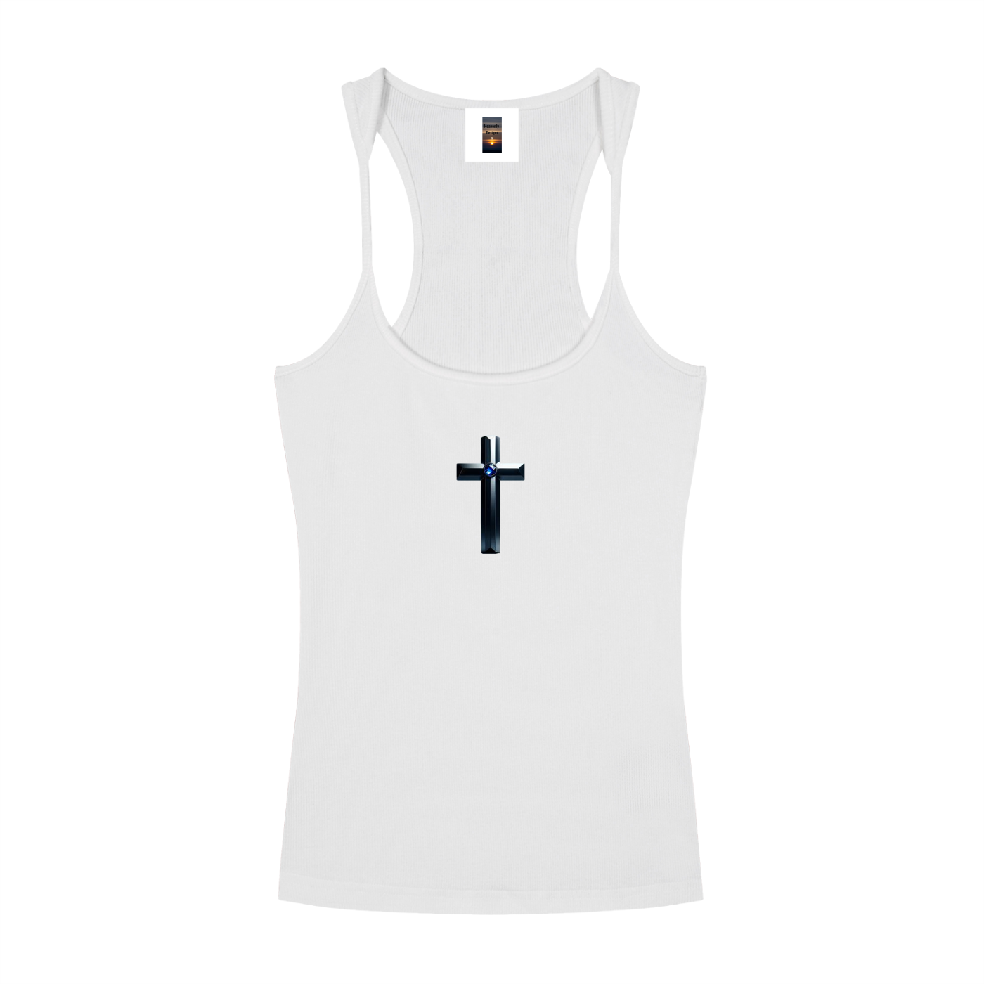 Slim Fit Ribbed Racerback Tank Top