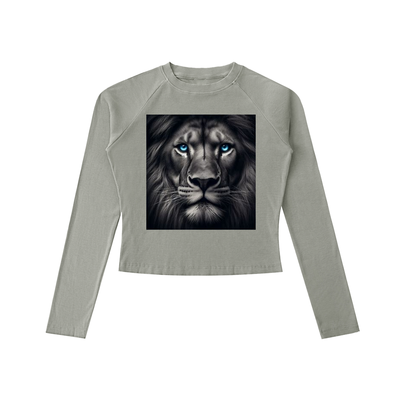 Dyed Washed Raglan Long Sleeve Slim T-Shirt