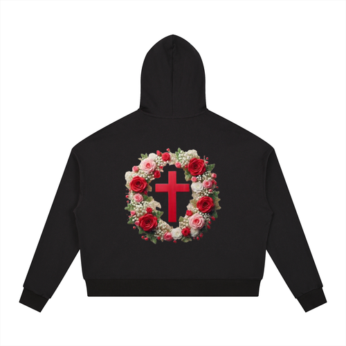 Contrast Drawstring Hoodie