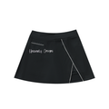 High-Waist Pocketed A-Line Skirt