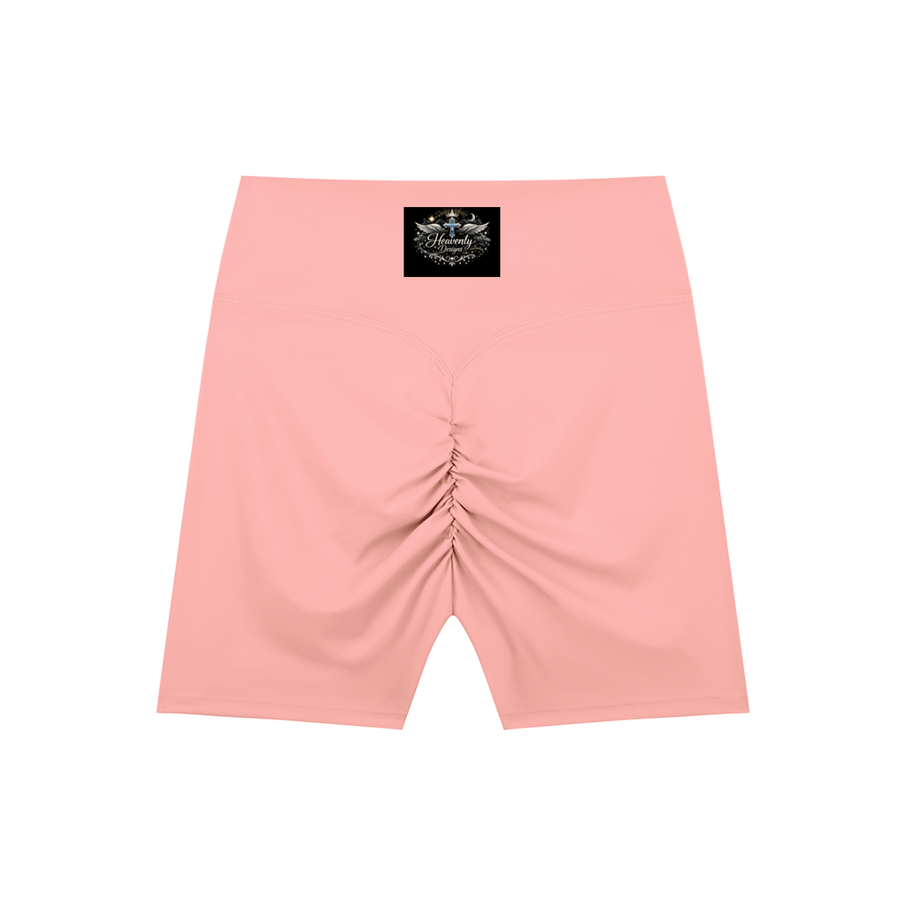 High-Waisted Blend Biker Shorts