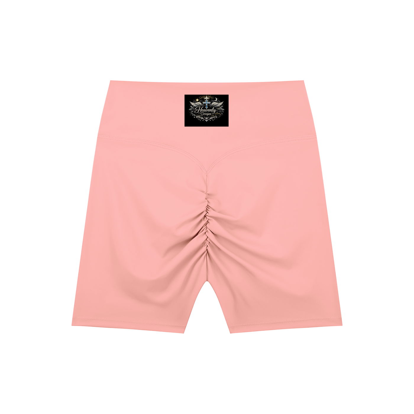 High-Waisted Blend Biker Shorts