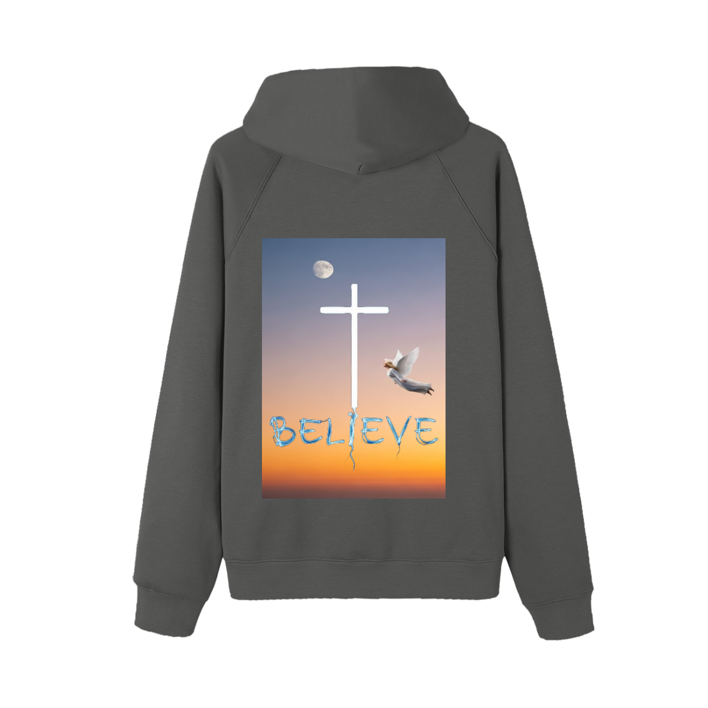 Essential Raglan Sleeve Fleece Hoodie