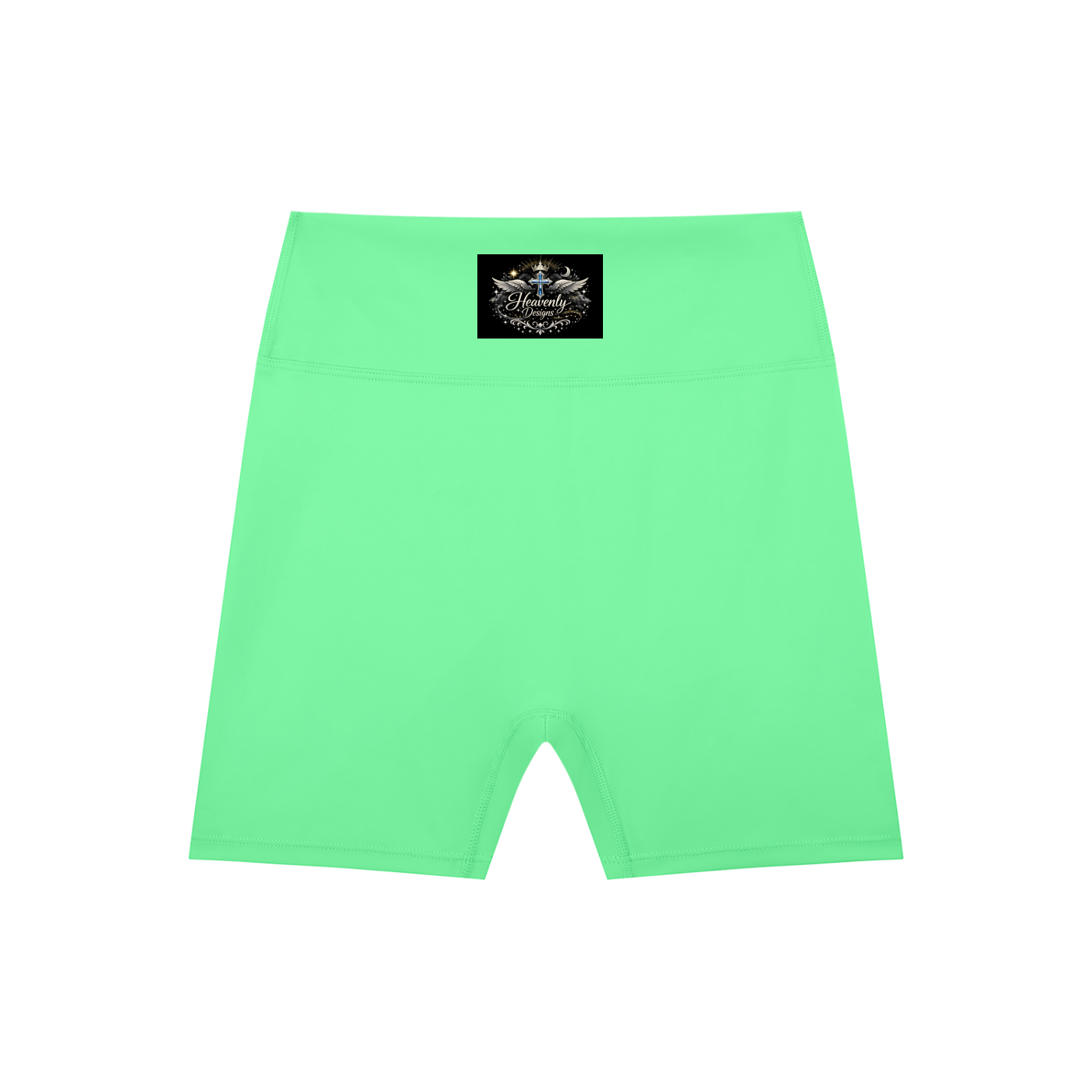 High-Waisted Blend Biker Shorts