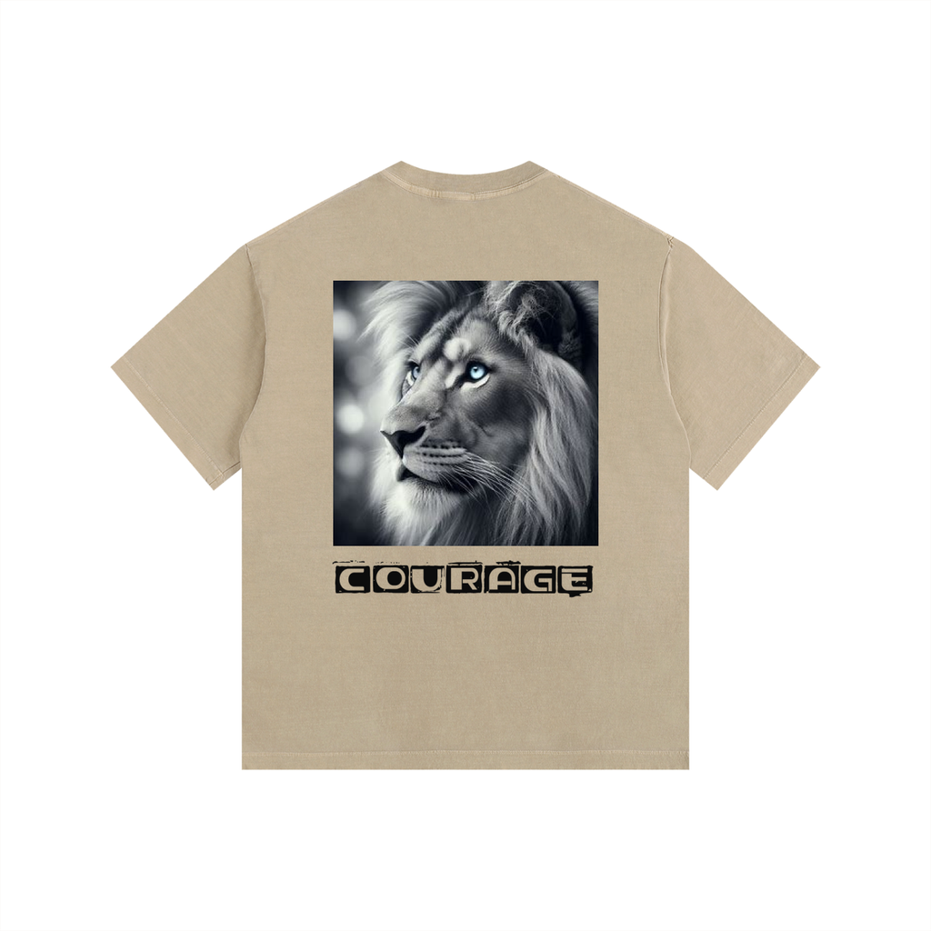 Vintage Washed Oversized Cotton T-Shirt