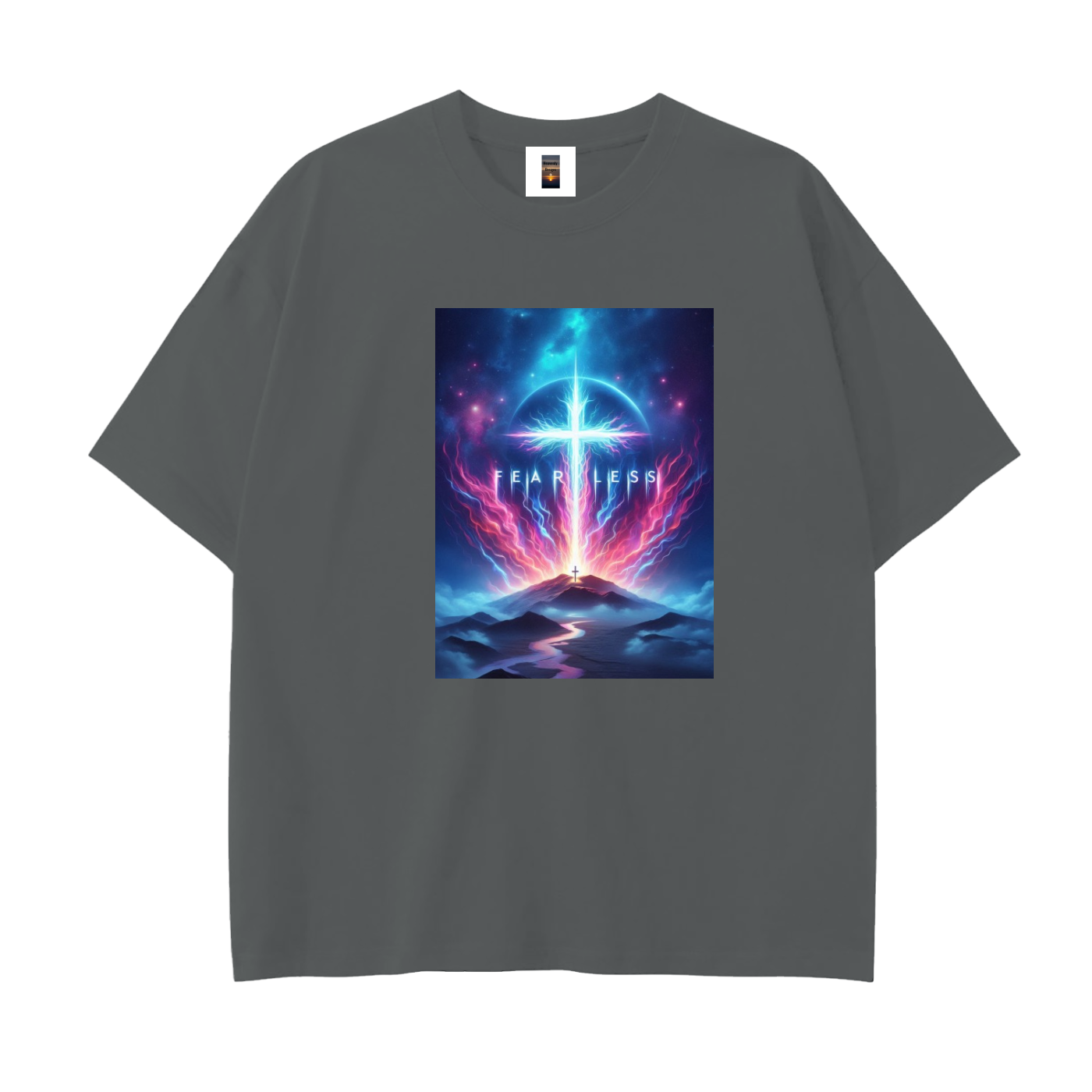 Drop Shoulder Cotton T-Shirt