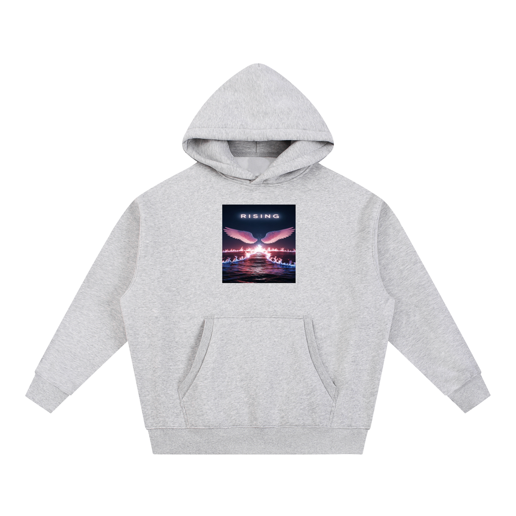 Essential Oversized Boxy Fit Fleece Hoodie