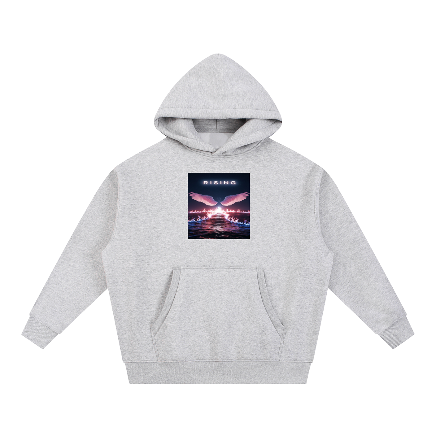 Essential Oversized Boxy Fit Fleece Hoodie