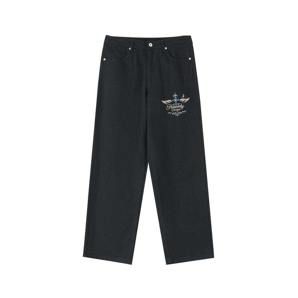 Heavyweight Cotton Straight-Leg Pants