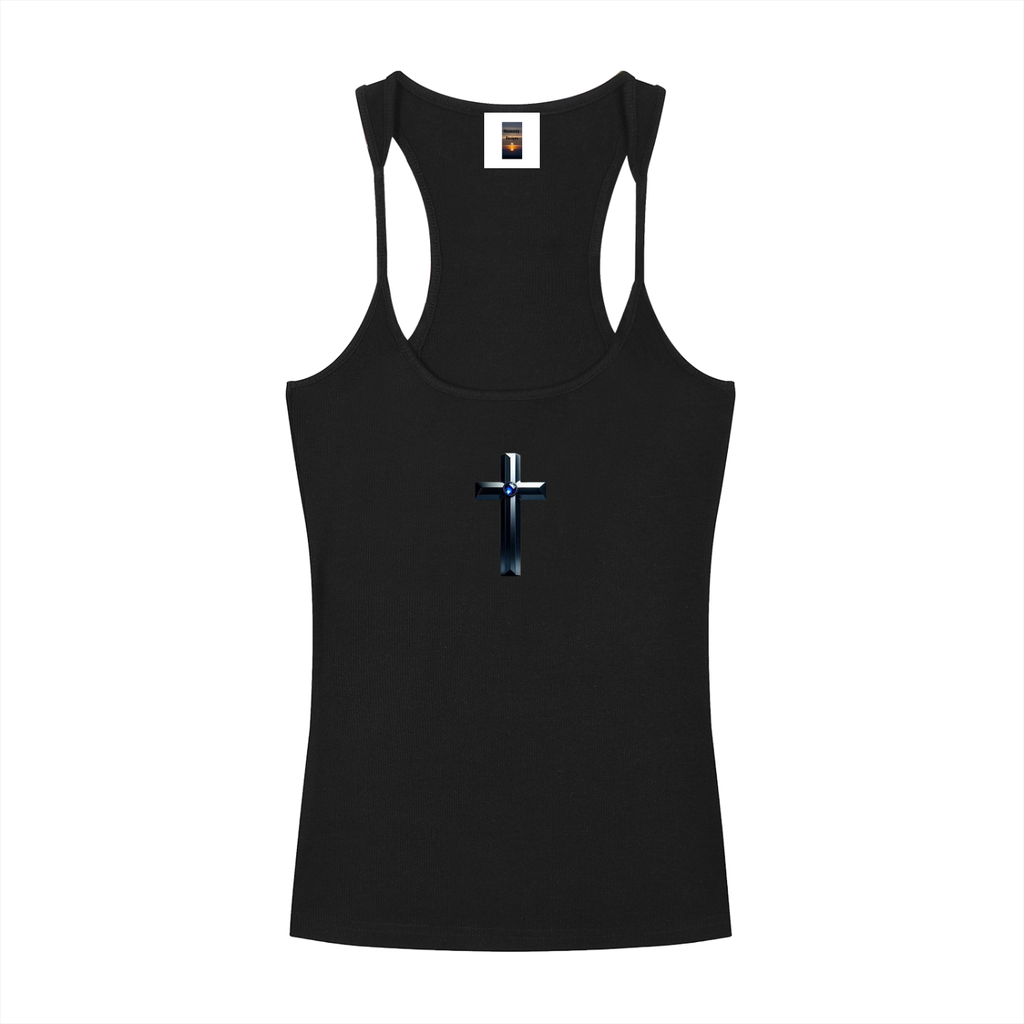 Slim Fit Ribbed Racerback Tank Top