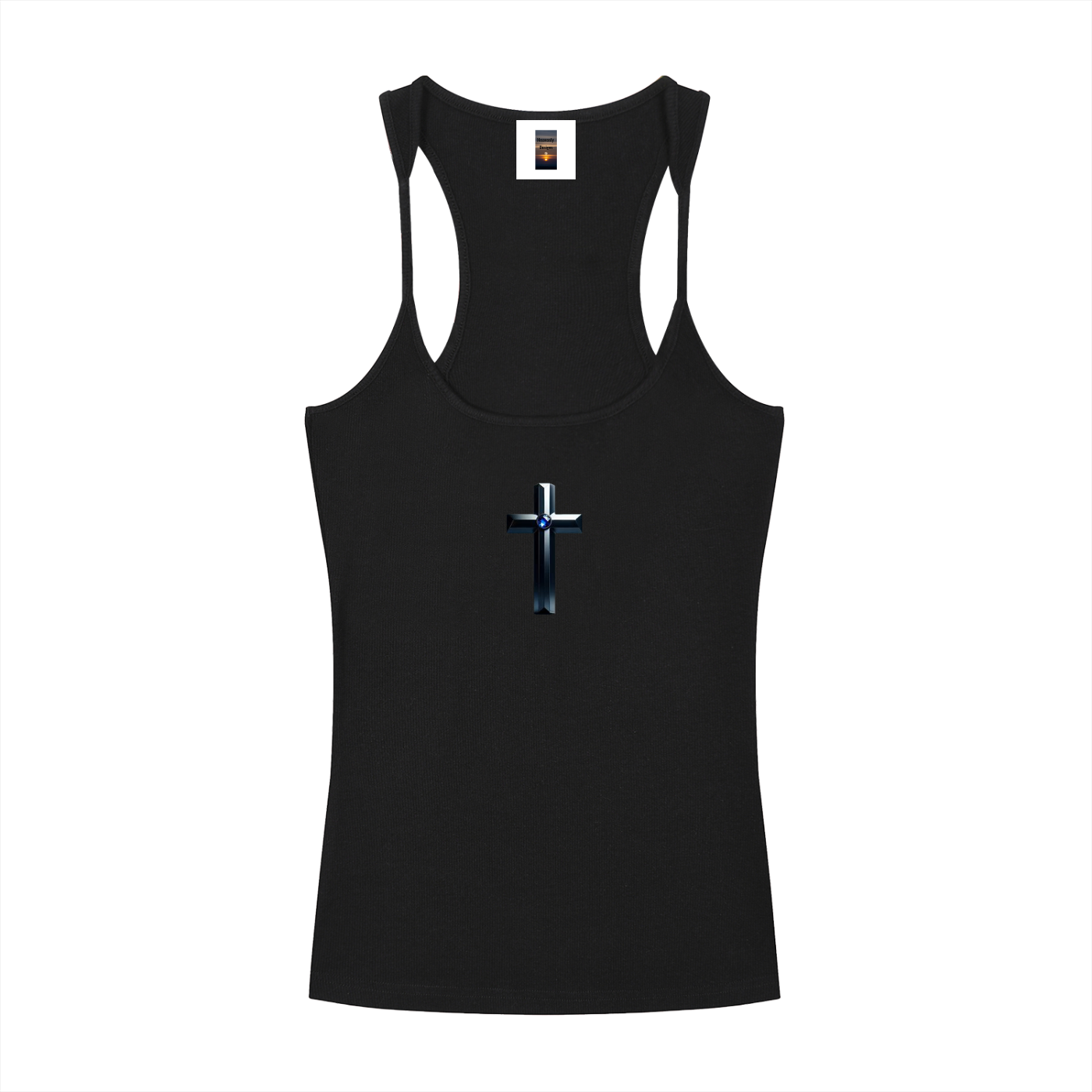 Slim Fit Ribbed Racerback Tank Top