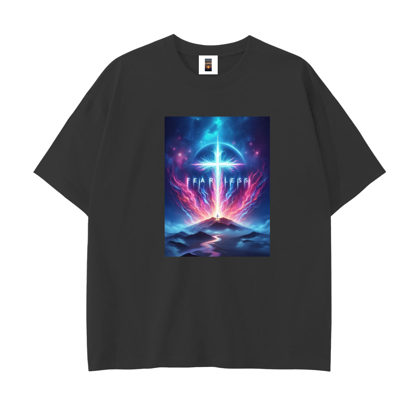Drop Shoulder Cotton T-Shirt