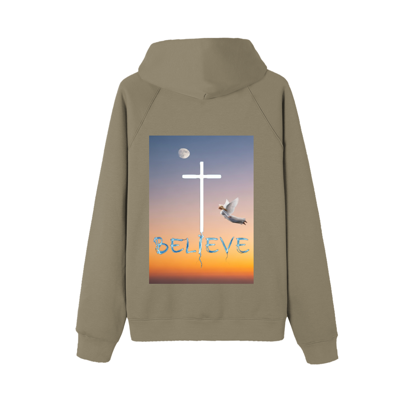 Essential Raglan Sleeve Fleece Hoodie