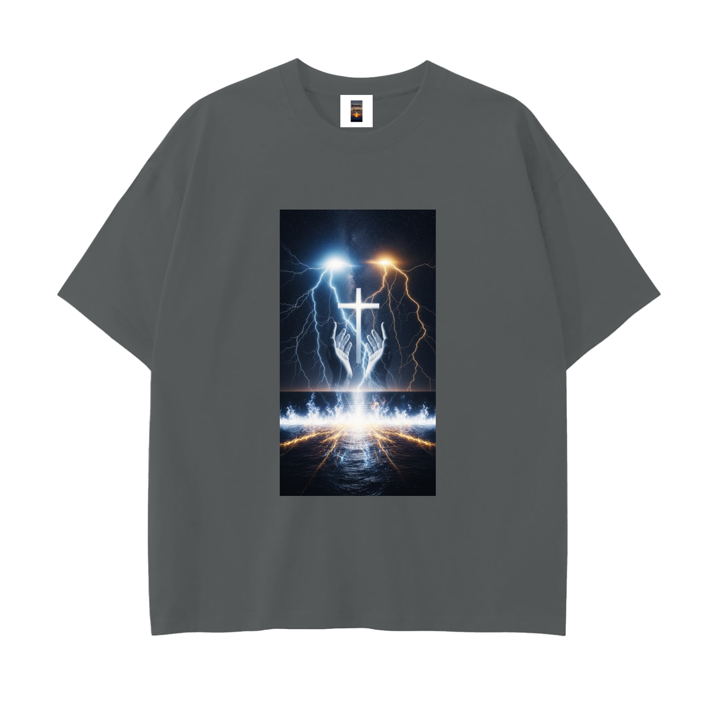 Drop Shoulder Cotton T-Shirt
