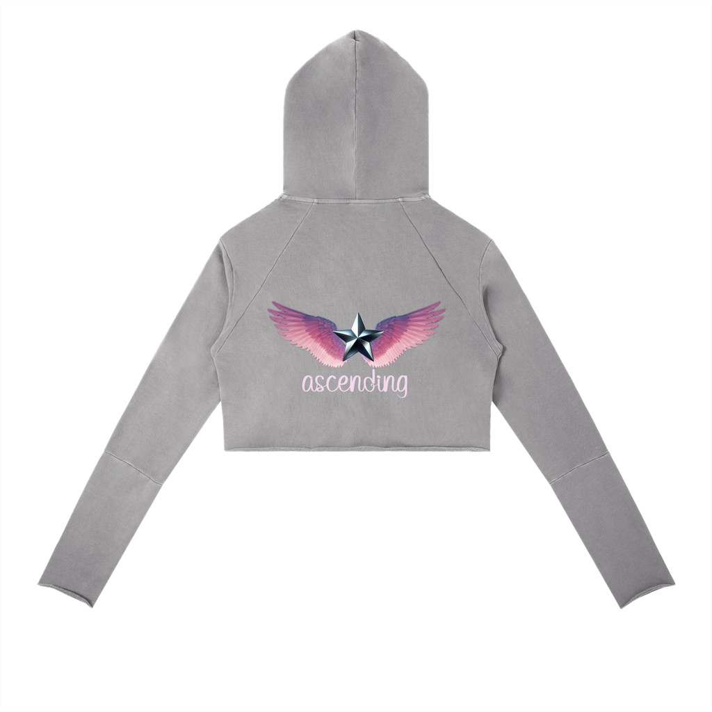 Vintage Washed Raw Edge Hoodie