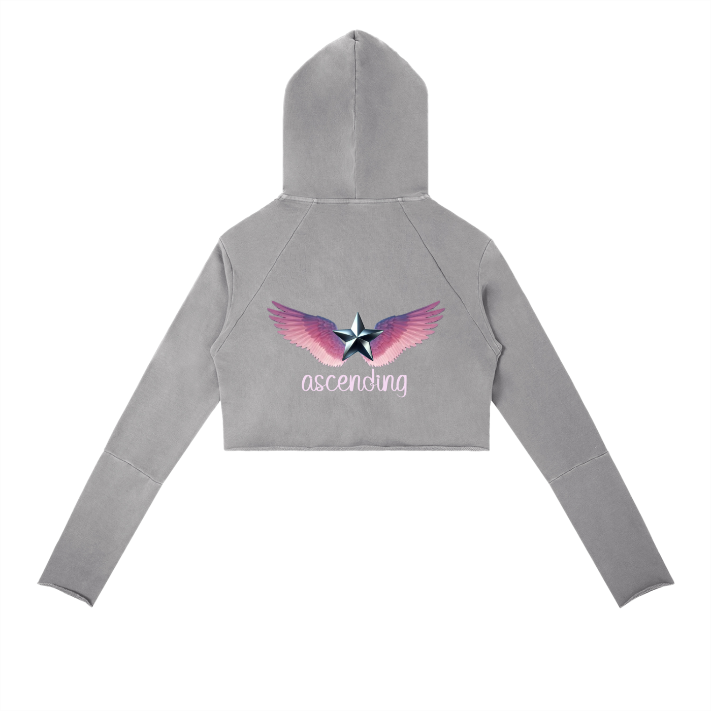 Vintage Washed Raw Edge Hoodie