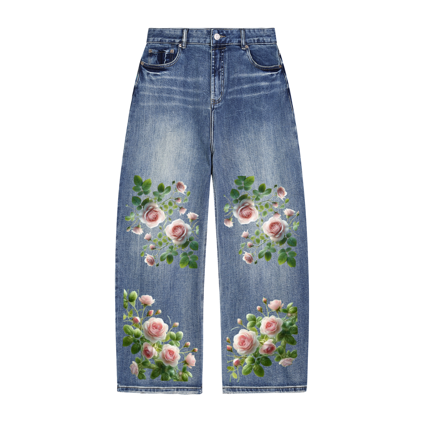 Sun Fade Heavyweight Denim Jeans