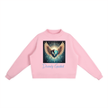 Essential Fleece Mock-Neck Crew Sweatshirt