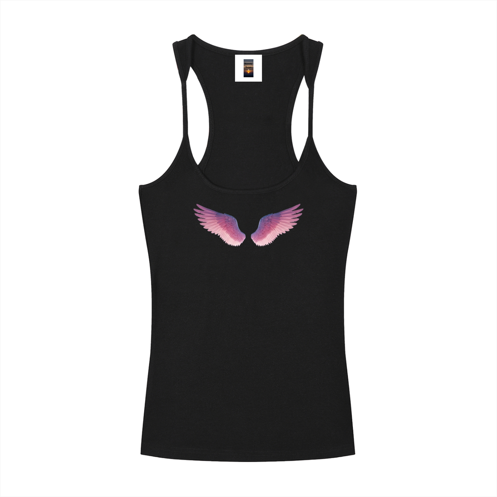 Slim Fit Ribbed Racerback Tank Top