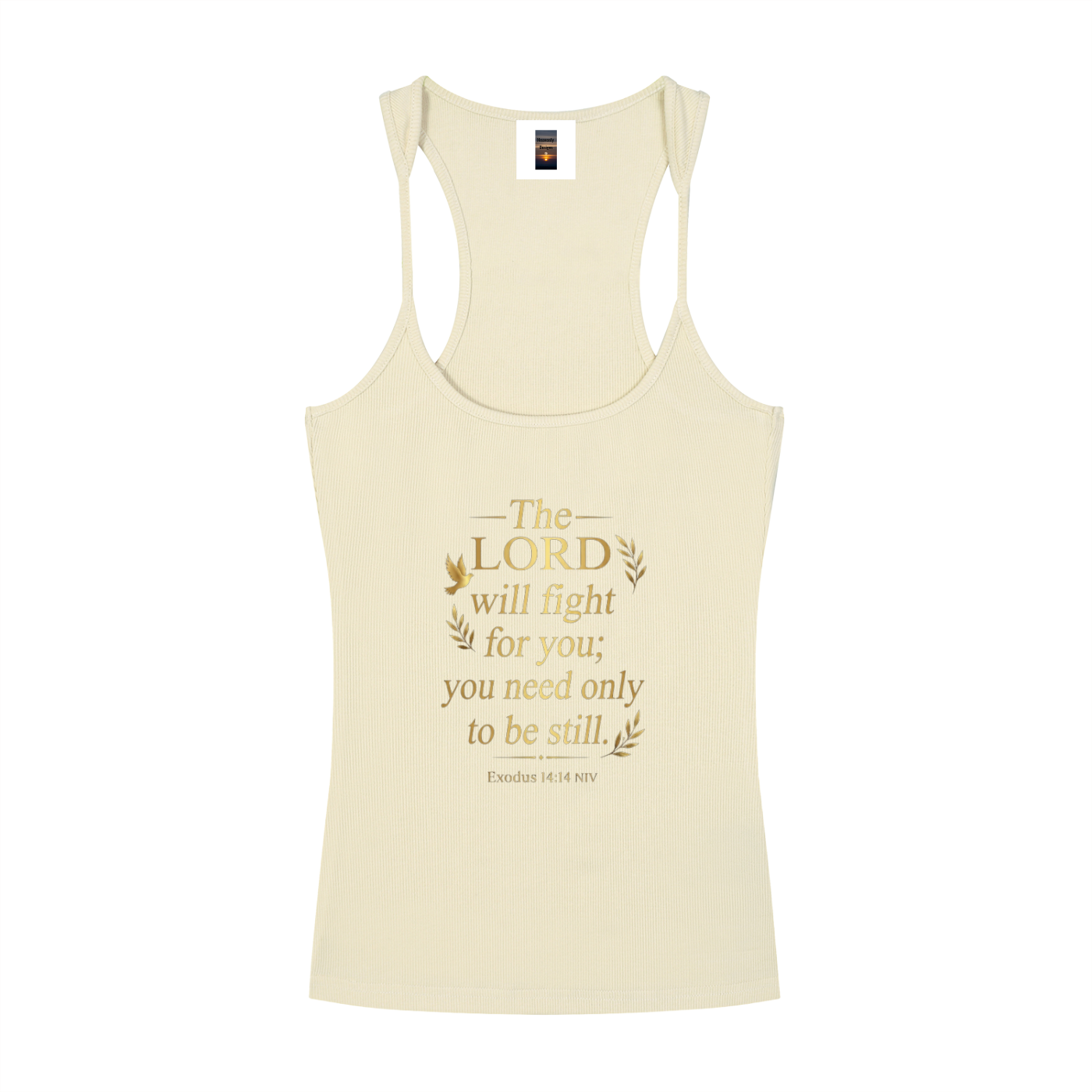 Slim Fit Ribbed Racerback Tank Top
