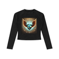 Dyed Washed Raglan Long Sleeve Slim T-Shirt