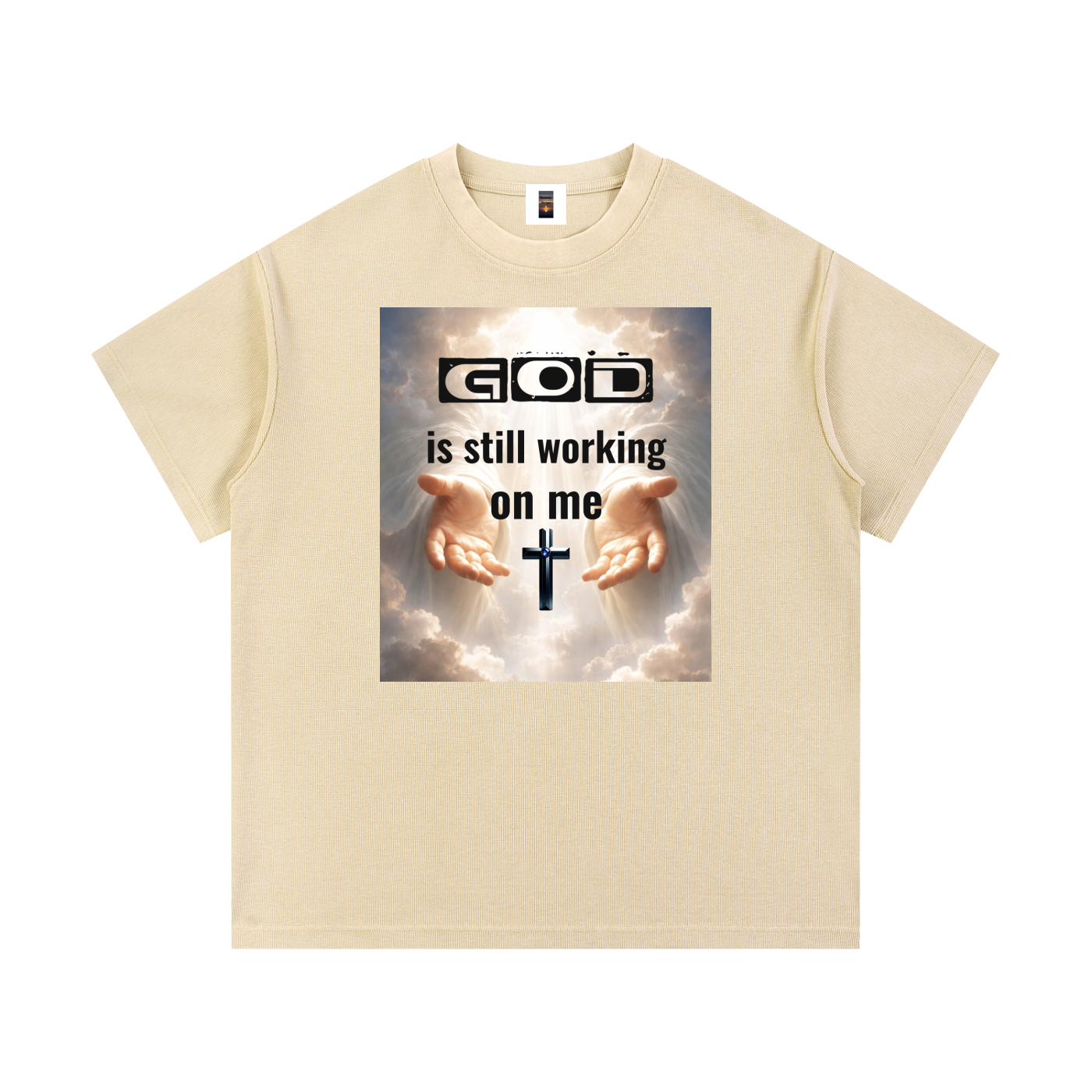 Mineral Wash Waffle Knit T-Shirt