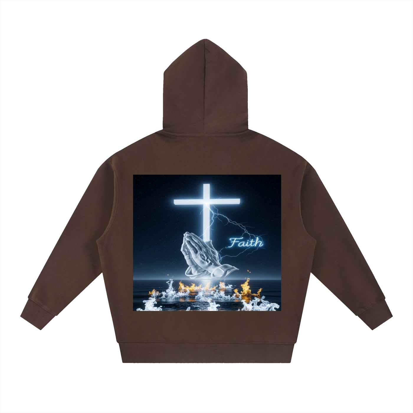 Essential Oversized Boxy Fit Fleece Hoodie