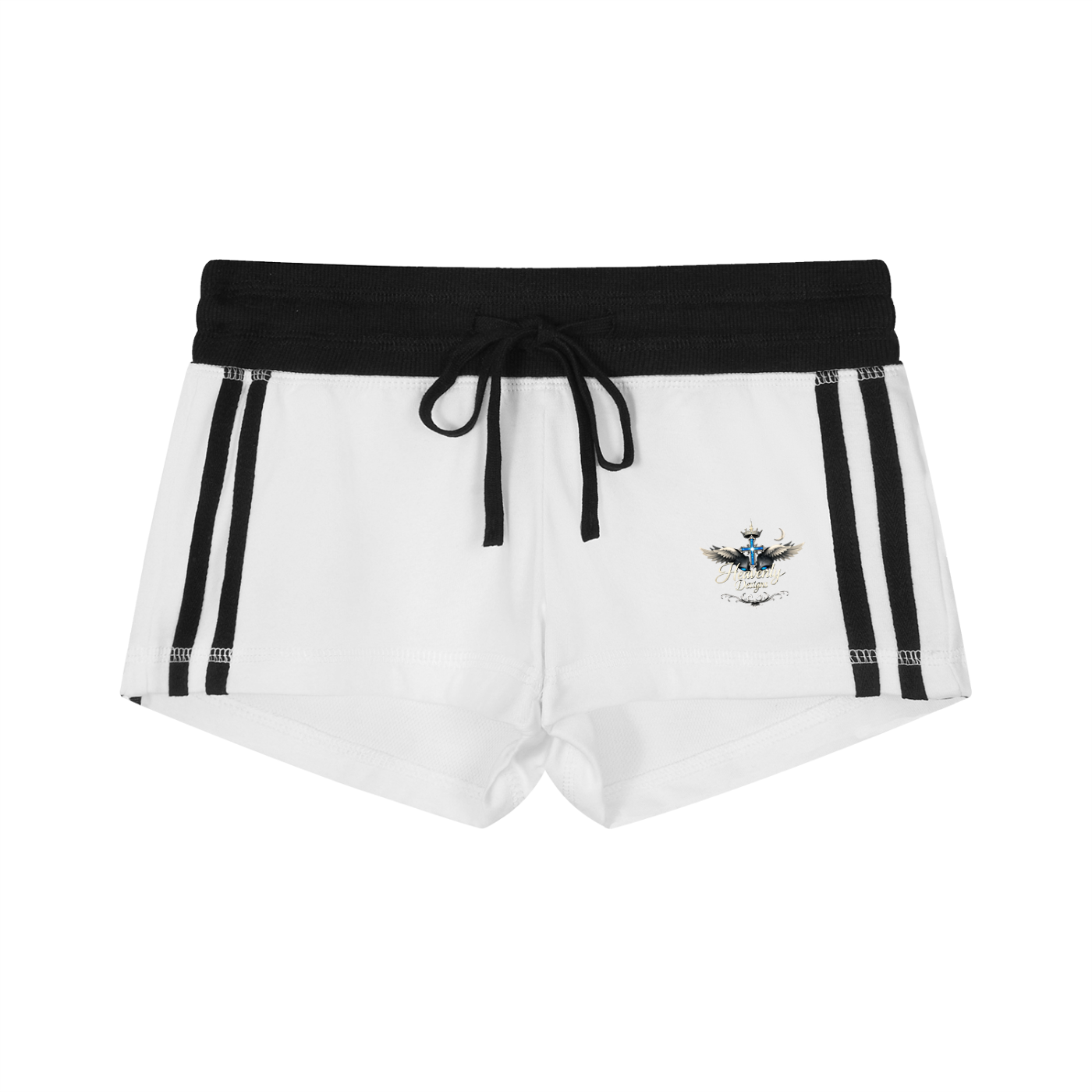 Women's Contrast Stripe Track Shorts