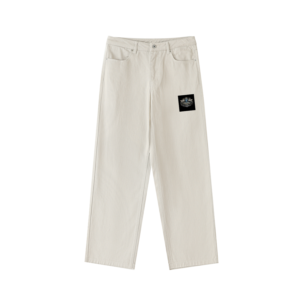 Heavyweight Cotton Straight-Leg Pants