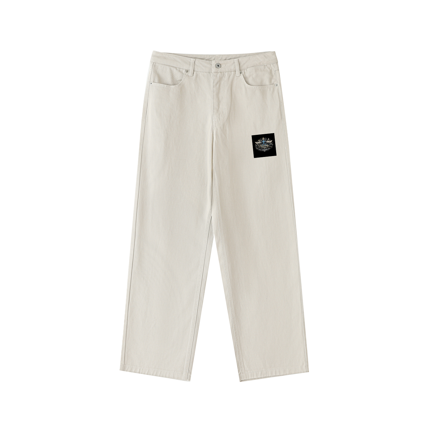 Heavyweight Cotton Straight-Leg Pants