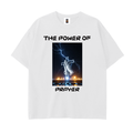 Drop Shoulder Cotton T-Shirt