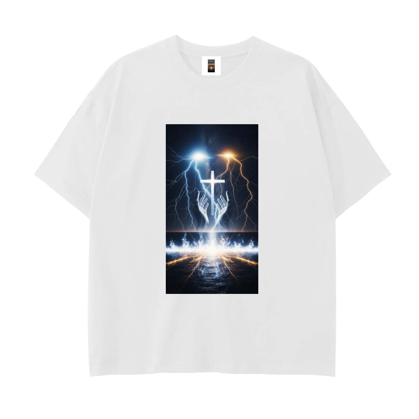 Drop Shoulder Cotton T-Shirt