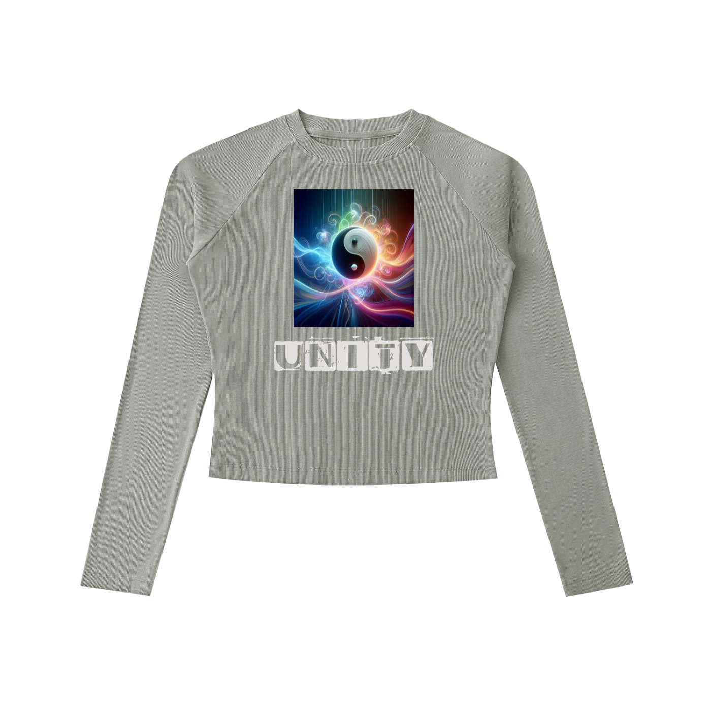 Dyed Washed Raglan Long Sleeve Slim T-Shirt