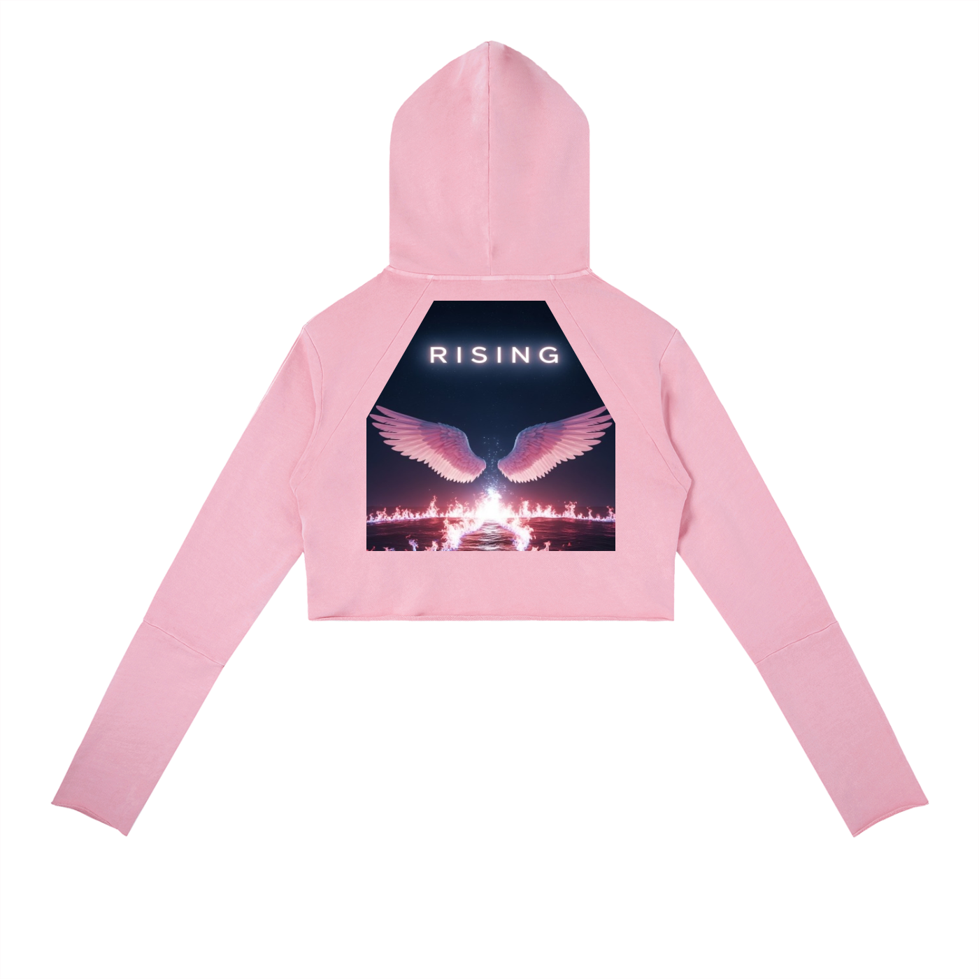 Vintage Washed Raw Edge Hoodie