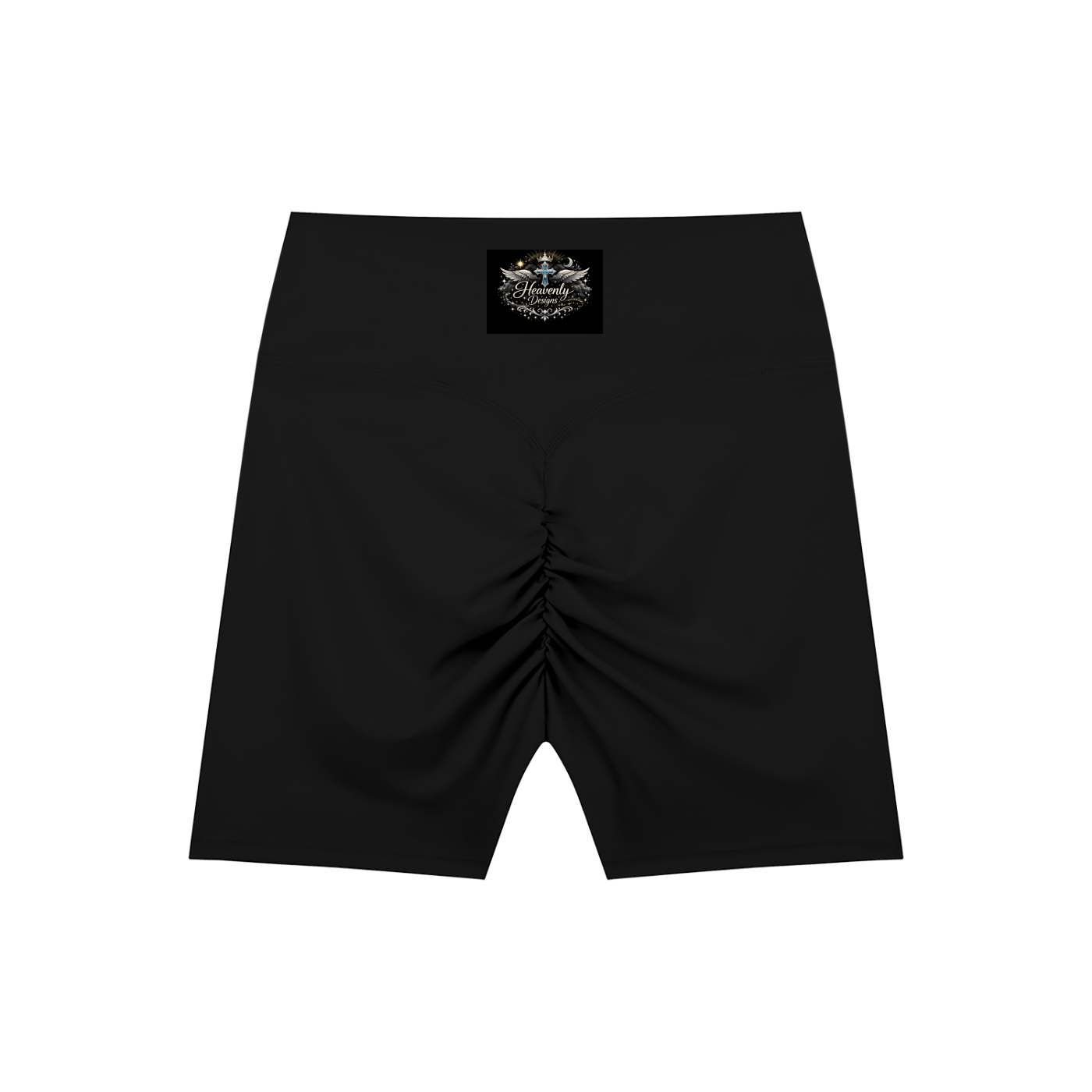 High-Waisted Blend Biker Shorts