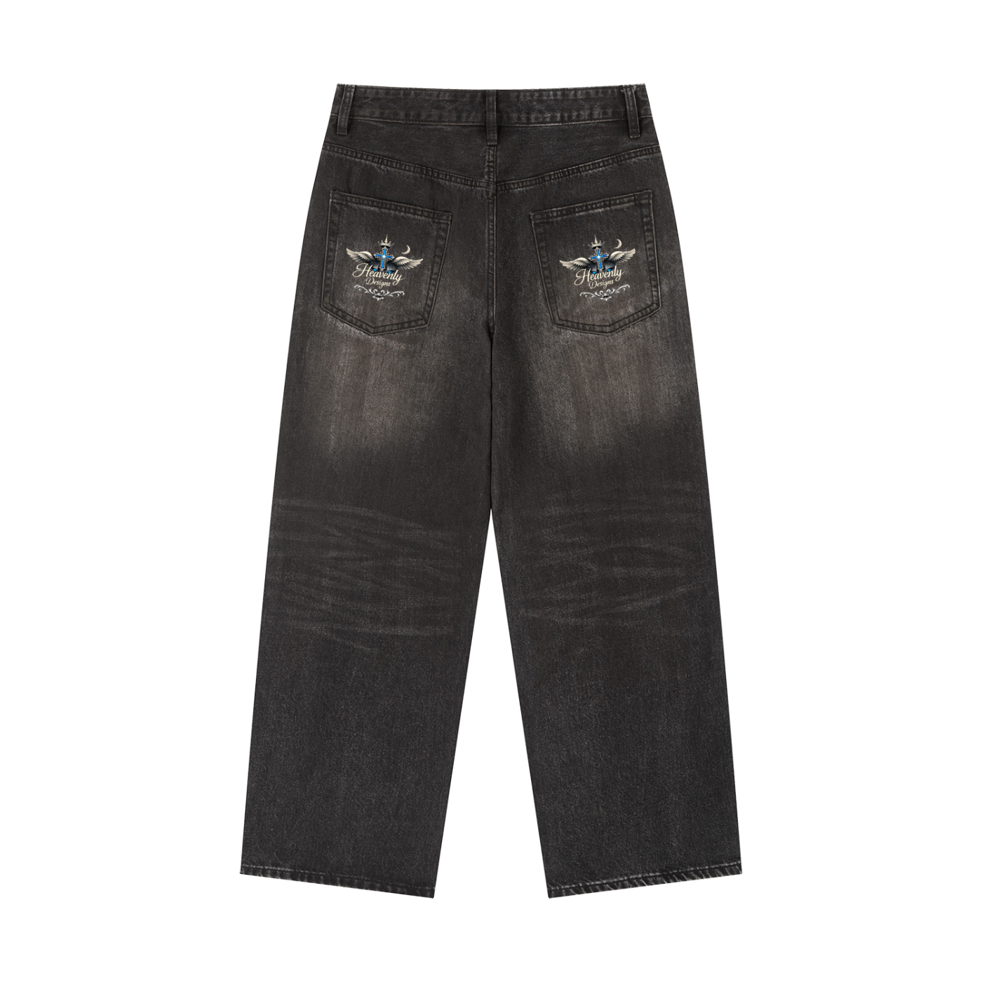 Vintage Wash Heavyweight Denim Jeans