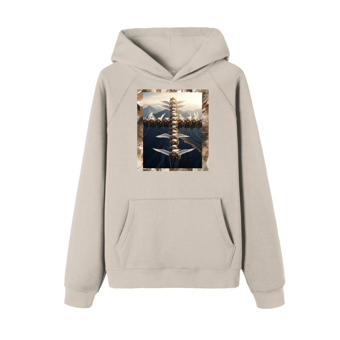 Essential Raglan Sleeve Fleece Hoodie