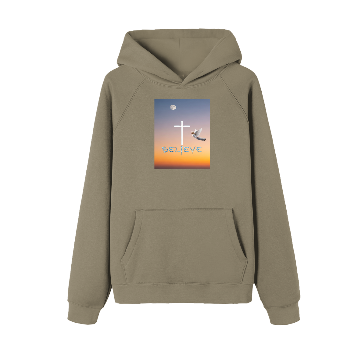 Essential Raglan Sleeve Fleece Hoodie
