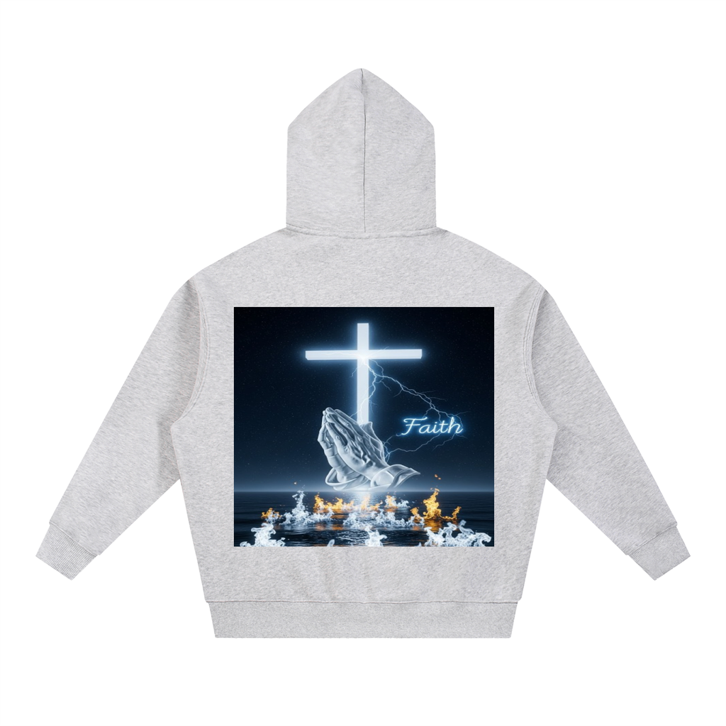 Essential Oversized Boxy Fit Fleece Hoodie