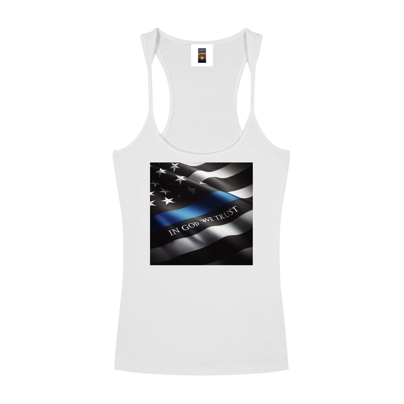 Slim Fit Ribbed Racerback Tank Top