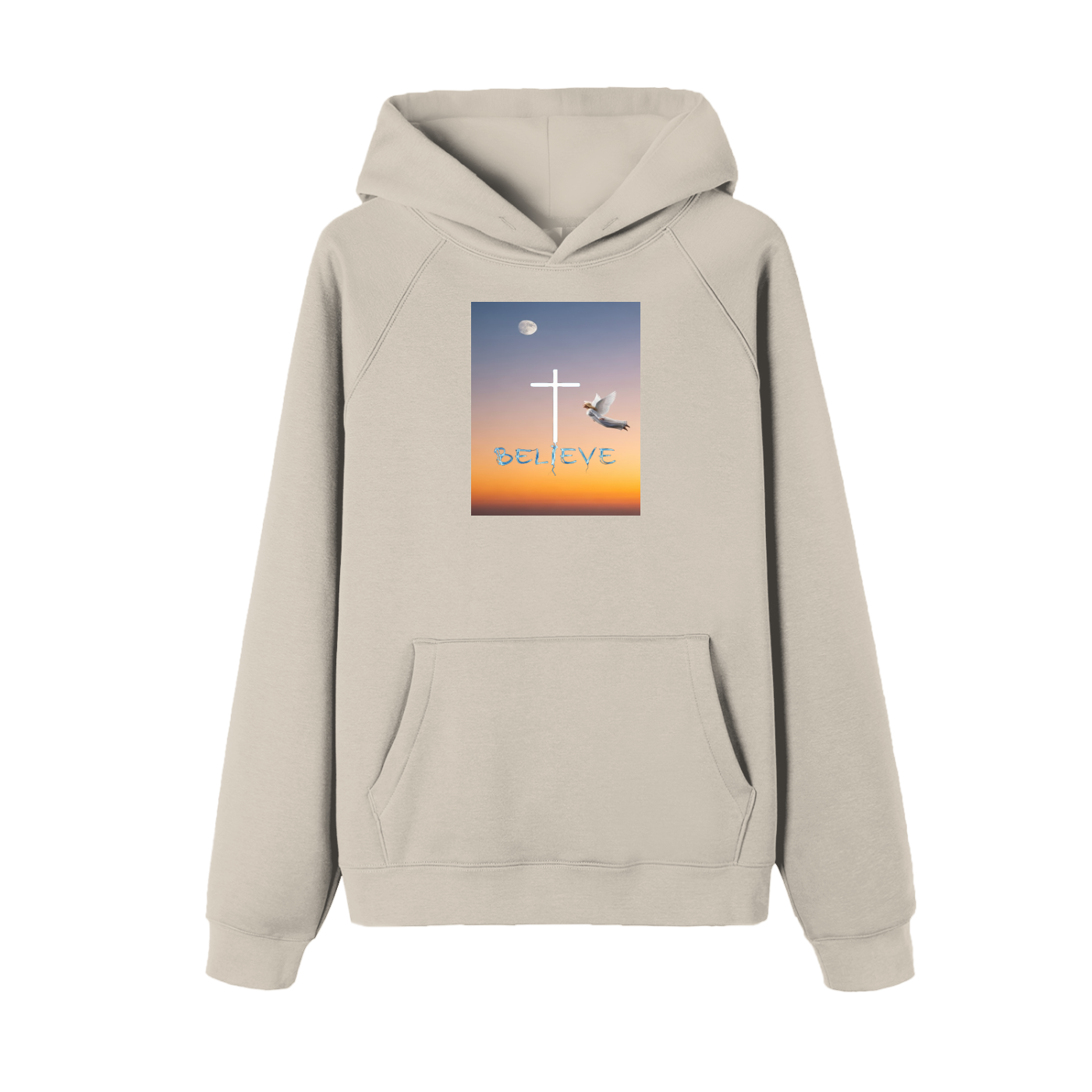 Essential Raglan Sleeve Fleece Hoodie