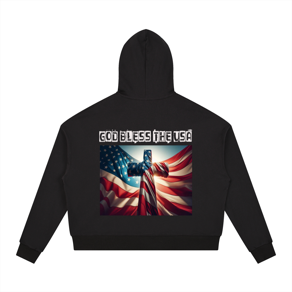 Contrast Drawstring Hoodie