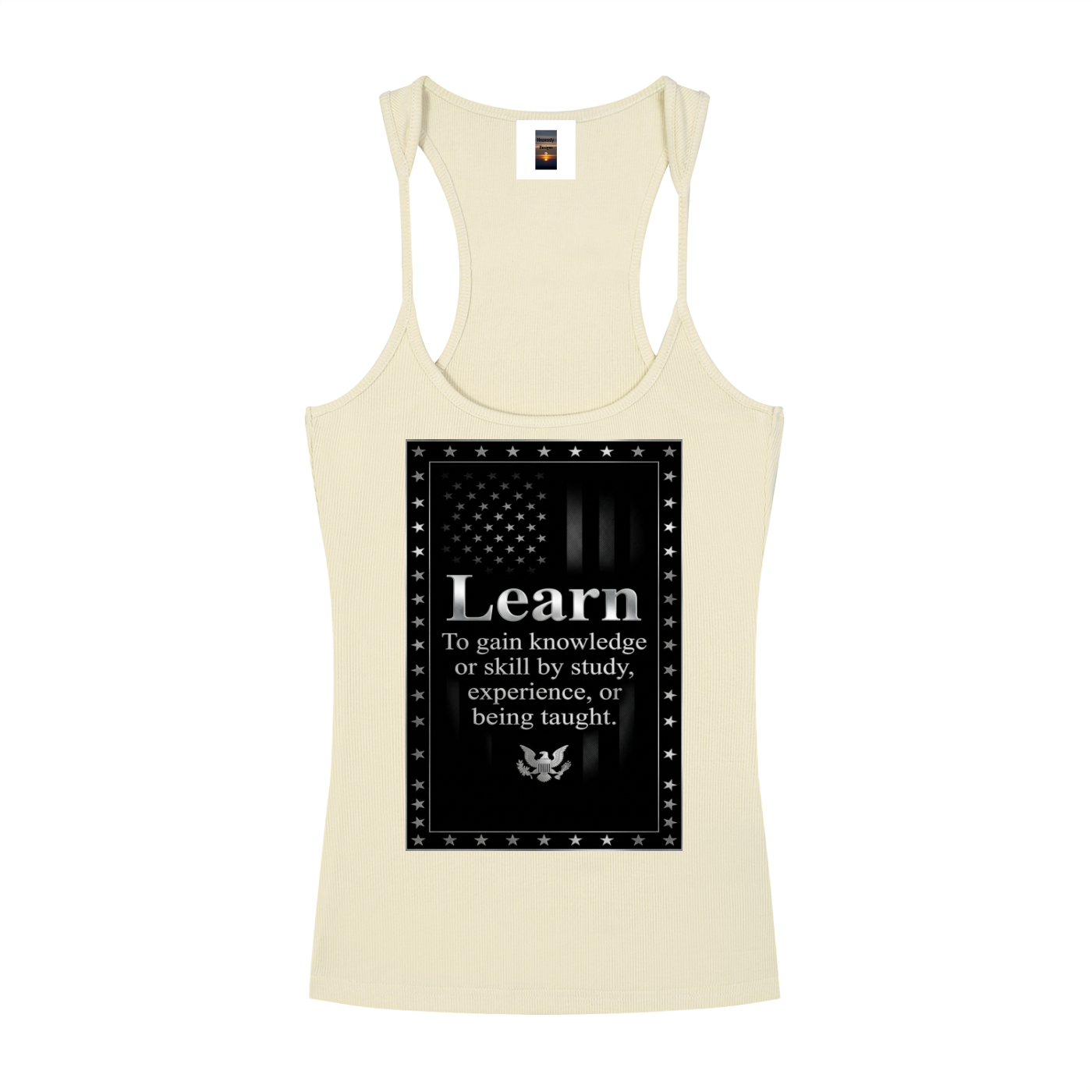 Slim Fit Ribbed Racerback Tank Top