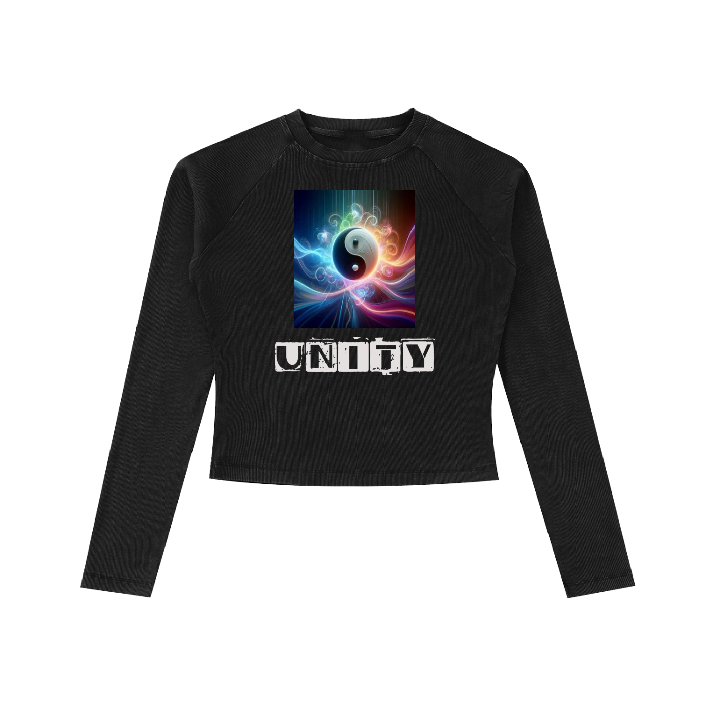 Dyed Washed Raglan Long Sleeve Slim T-Shirt