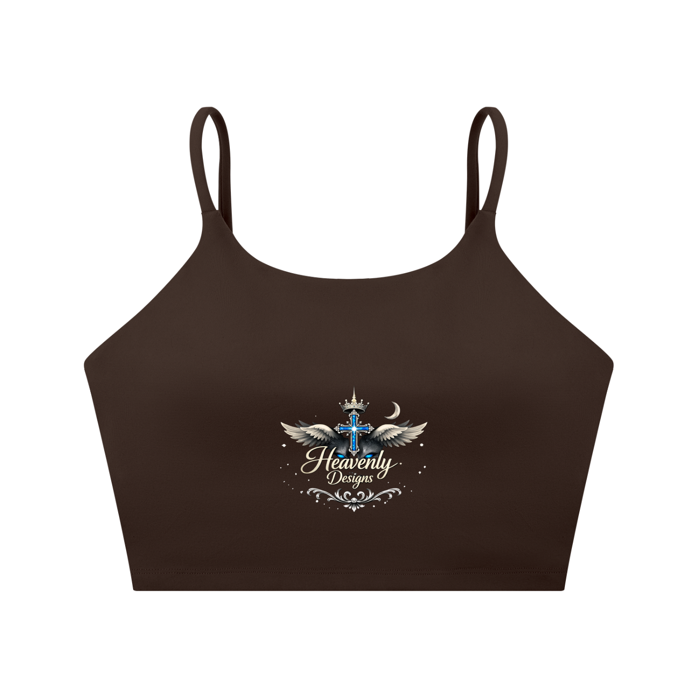 Spaghetti Strap Yoga Sports Bra
