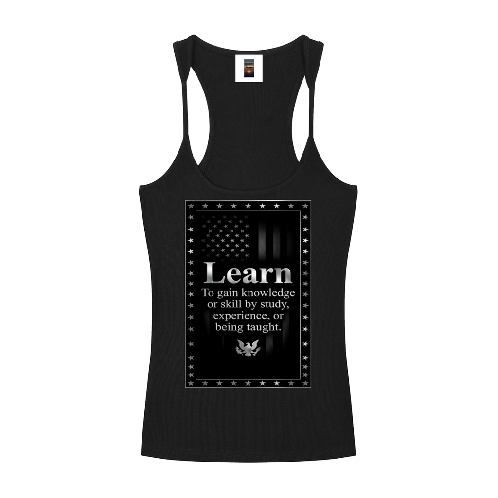 Slim Fit Ribbed Racerback Tank Top
