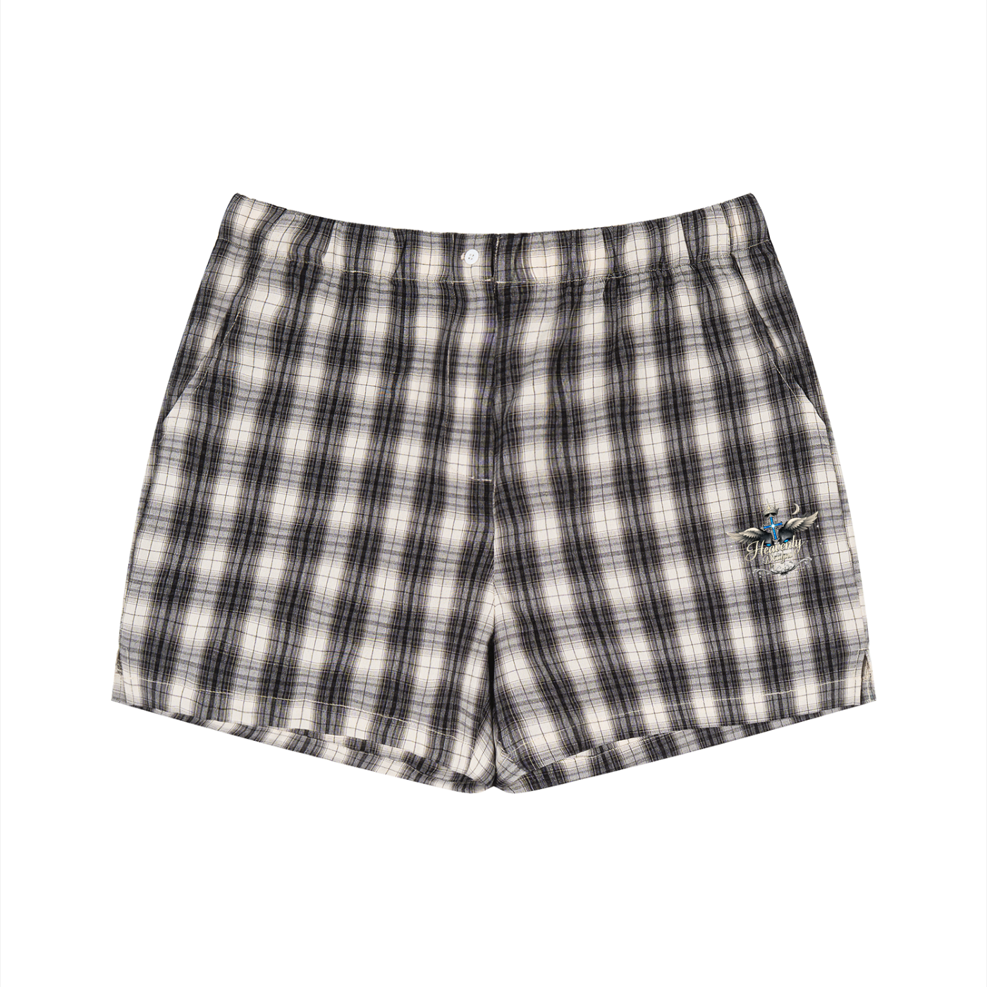 Unisex Plaid Shorts
