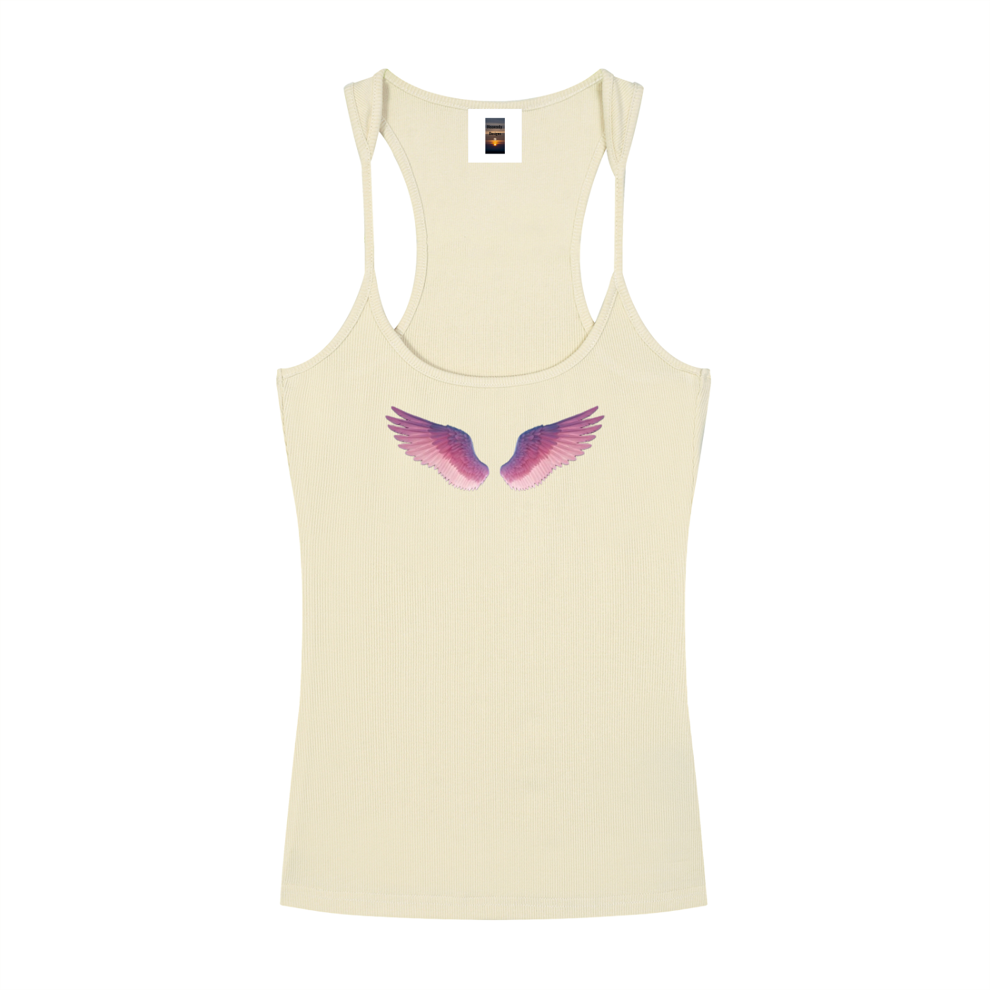Slim Fit Ribbed Racerback Tank Top