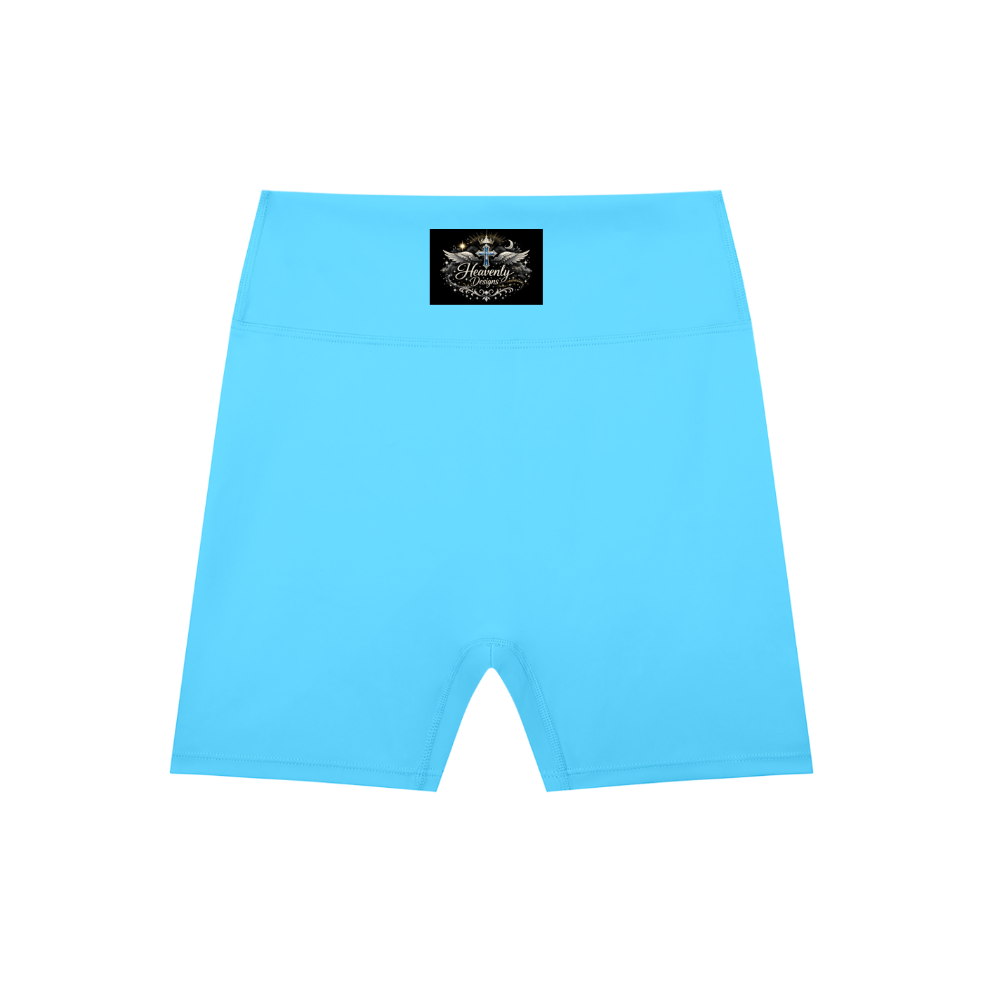 High-Waisted Blend Biker Shorts